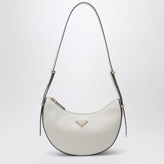 Prada Arqu&eacute; medium shoulder bag in white leather