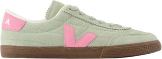 Veja Groene leren sneakers - Panenka stijl - Dames - Sneakers - Groen - 36 EU - Leer - Schoenen