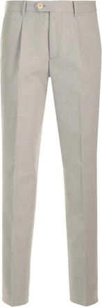 Brunello Cucinelli Leisure Fit Trousers - male - Brunello Cucinelli - Suit Trousers - Gray - XL - Trousers