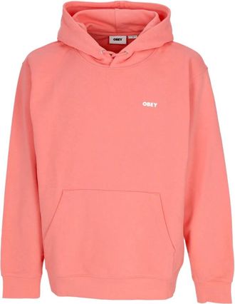 Obey Lichtgewicht Hoodie Franse Terry - Heren - Hoodies - Roze - S - Katoen - Hoodies & sweatvesten