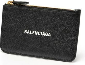 Balenciaga Pre-owned Wallets, female, Black, Size: ONE SIZE Pre-owned Leather Wallet