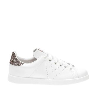 Victoria Leren en glitter sneakers