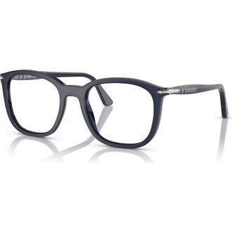 Persol 50mm Rectangle optical glasses in Blue at Nordstrom