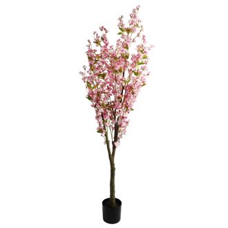 Leaf 180cm Artificial Pink Cherry Tree