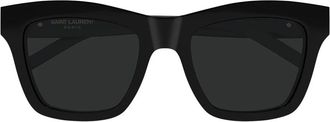 Saint Laurent SL M156 Zonnebril - Dames - Accessoires - Zwart - Maat: 52 MM Nylon