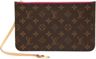 Louis Vuitton Pre-owned Clutches, female, Brown, Size: ONE SIZE Pre-owned Canvas Clutch