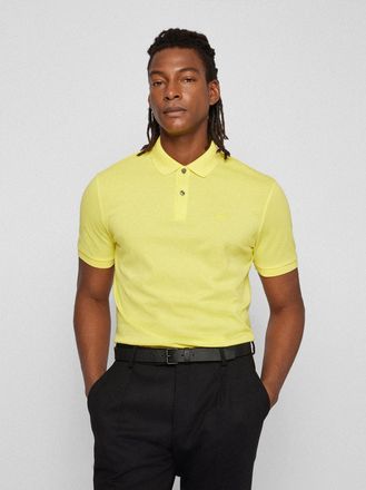 HUGO BOSS Mens Bright Yellow Pallas Polo Shirt - Size X-Large
