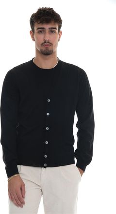 Hindustrie Cardigan bottoni Nero Hindustrie Uomo