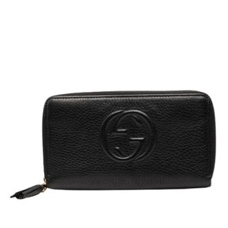 Gucci Pre-owned Wallets, female, Black, Size: ONE SIZE Pre-owned Long Wallet