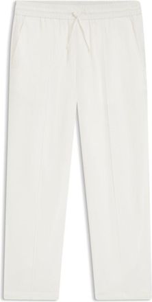 HUGO BOSS Straight-fit drawstring trousers in a linen blend