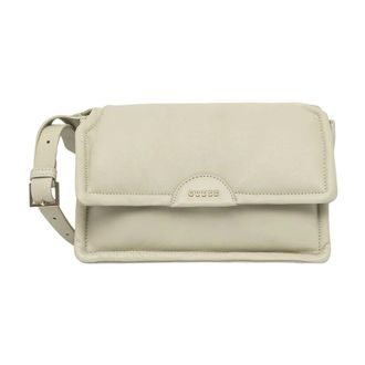 Guess Tassen, Dames, Groen, ONE Size, Leer, Eva Schoudertas