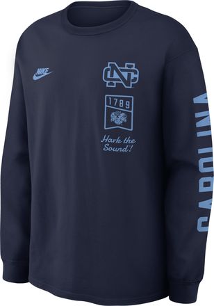 Nike North Carolina Legacy Nike Mens College Long-Sleeve T-Shirt in Blue | 04T941SNCV-4MX