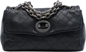 Chanel Pre-owned Flap Shoulder Bag - Dames - Vintage Schoudertas - Zwart - ONE Size - Leer - Vintage