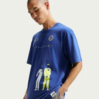 Nike Mens Nike Sportswear T-Shirt in Blue | IM3738-417