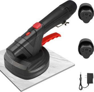 OEM M&aacute;quina Vibratoria Para Colocar Azulejos, Alicatadora Vibratoria El&eacute;ctrica Con 6 Velocidades Ajustables, Capacidad De Adsorci&oacute;n De 100 Kg, Ventosa De 