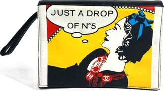 Chanel Multi-Color Leather Clutch Bag (Pre-Owned)