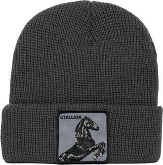 Goorin Brothers Hoof It Horse Patch Beanie in Grey at Nordstrom Rack