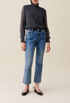 Claudie Pierlot Chemise fluide petits carreaux