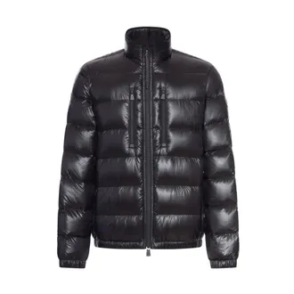 Moncler Winter Jackets, male, Black, Size: 2XL Orres Packable Short Down Jacket