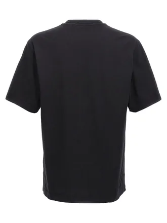 Burberry Logo-Embroidered T-shirt - Black