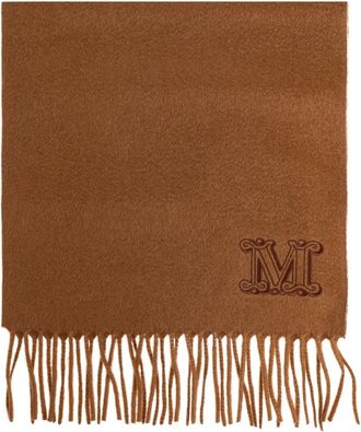 Max Mara Kasjmier sjaal - Dames - Wintersjaals - Bruin - ONE Size - Kasjmier - Accessoires