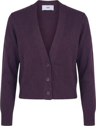 SOLOTRE Cardigan con scollo a V - - Knitwear - Donna - Viola - XL
