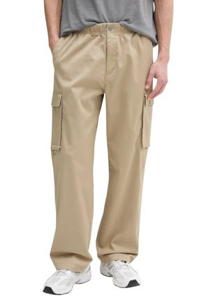 Calvin Klein Jeans Mens Relaxed Fit Cargo Pants - Tan Cotton - Size X-Large