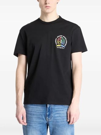 Tommy Jeans crest-print T-shirt - men - Cotton - M - Black