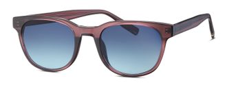 Tom Tailor Sonnenbrille TOM TAILOR Modell 676018, Damen, rot transparent, leicht transparent, Sonnenbrillen Sonnenbrille, Form Karree/Soft, Logoschriftzug auf B&uuml;