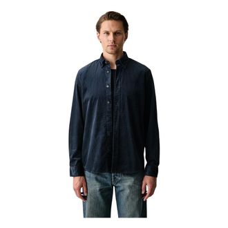 Marc O'Polo Corduroy overhemd - Heren - Overhemden - Blauw - Maat: S Corduroy