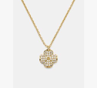 Kate Spade New York Spade Flower Pave Mini Pendant
