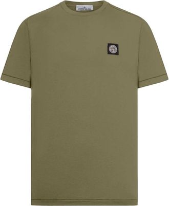Stone Island T-Shirts - Heren - T-shirts - Groen - S - Tops