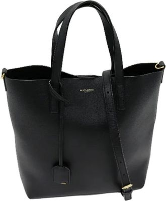 Saint Laurent Pre-owned Handbags, female, Black, Size: ONE SIZE Pre-owned Leather handbags