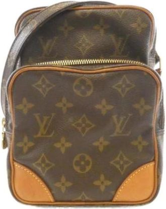 Louis Vuitton Pre-owned Cross Body Bags, female, Brown, Size: ONE SIZE Pre-owned Canvas louis-vuitton-bags