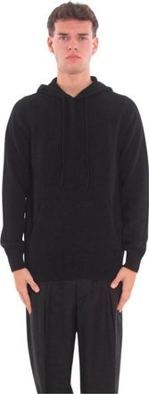 MC2 Saint Barth Mahony Lambswool Hoodie - Heren - Hoodies - Zwart - XL - Wol - Hoodies & sweatvesten