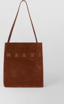 Marni museo small leather tote bag
