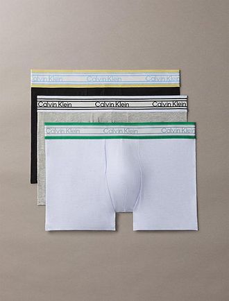 Calvin Klein 3 Pack Trunks - Icon Cotton Stretch