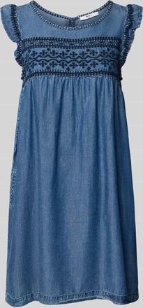 Pepe Jeans London Tailliertes Jeanskleid aus Lyocell Modell CINDY in Dunkelblau, Gr&ouml;&szlig;e XS