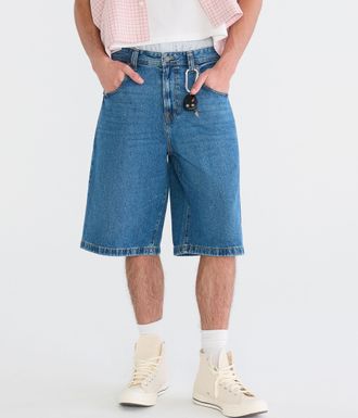 A&eacute;ropostale Super Baggy Denim Shorts 12.5