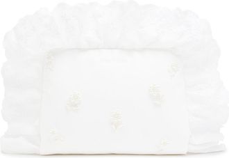 Simone Rocha Simone Rocha Pillowcase Embroidered Padded Clutch - White - One Size