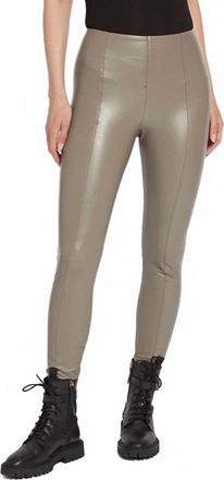 Lyssé Hi Waist Vegan Leggings In Taupe