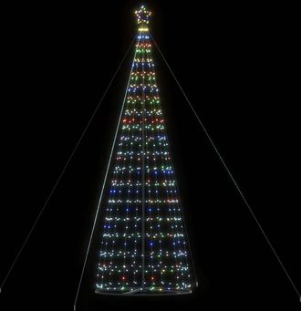 vidaXL &Aacute;rbol De Navidad Led 1534 Leds De Colores 500 Cm Vidaxl