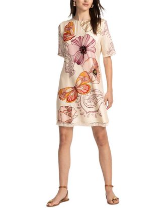 Johnny Was Rosabelia Silk-Blend Dress