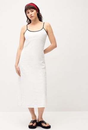 Twik Womens Sewn-in bra midi dress