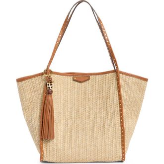 Rebecca Minkoff Dylan Raffia Tote Bag in Natural at Nordstrom