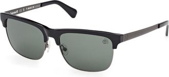 Timberland TB00063 Polarized 01R Mens Sunglasses Black Size 60