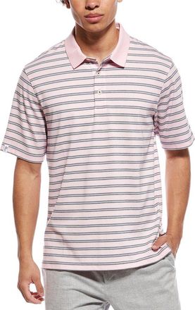 Ashworth Framed Stripe Polo Shirt
