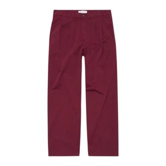 Edwin Sorren Pant - Heren - Straight fit broeken - Rood - W33 L29 - Katoen - Broeken