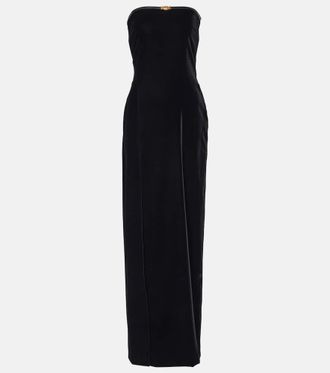 Tom Ford Strapless velvet gown
