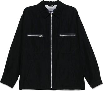 Comme Des Garçons Giacca in popeline - Blu